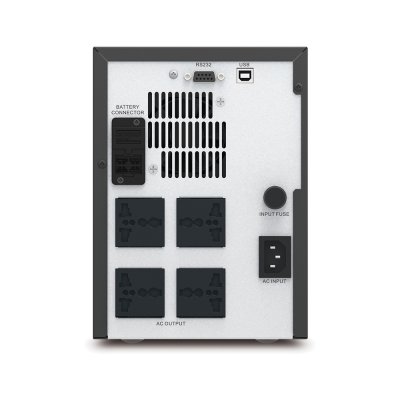 Schneider APC เครื่องสำรองไฟ Line-interactive SMV 1000VA 230V, Universal Outlet รหัส SMV1000I-MS รุ่น Easy UPS