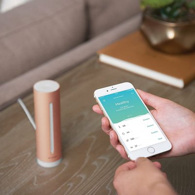 Netatmo รุ่น เครื่องวัดสภาพอากาศภายในบ้านอัจฉริยะ SMART INDOOR AIR QUALITY MONITOR - (NHC-P2)