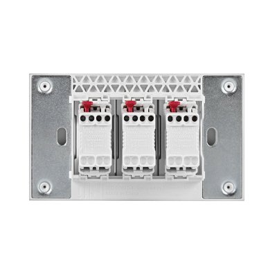 Schneider Electric : ชุดสวิตช์ทางเดียว 3 ตัว Size S ประกอบสำเร็จรูป | สีดำ | AvatarOn A | A7033F_BK- ชไนเดอร์