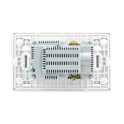BTicino เต้ารับ USB Type A+C+เต้ารับคู่ 3ขา สีขาวDuplex Socket 2P+E + USB Charger Type A+C ,2Ports White|Bamboo|AE4185AC