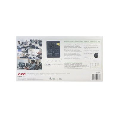 Schneider APC เครื่องสำรองไฟ (2200VA/1200WATT) AVR, 4 Universal Outlets สำหรับคอมพิวเตอร์ที่บ้าน รหัส BX2200MI-MS รุ่น Back UPS