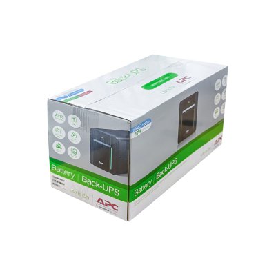 Schneider APC เครื่องสำรองไฟ (2200VA/1200WATT) AVR, 4 Universal Outlets สำหรับคอมพิวเตอร์ที่บ้าน รหัส BX2200MI-MS รุ่น Back UPS