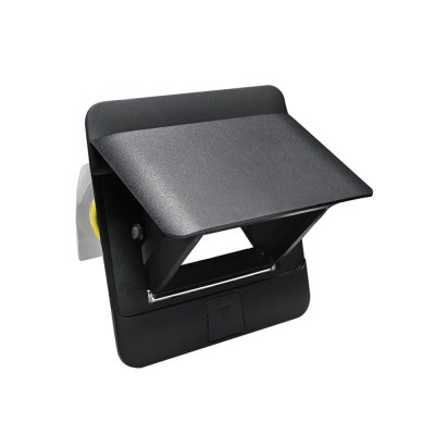 BTicino ชุดเต้ารับฝังพื้น สีดำด้านครบชุด กล่องฝังพื้น+Pop-up+ปลั๊กคู่ |Matix|150627NB+AM5025DWT+150625NN+150620NL