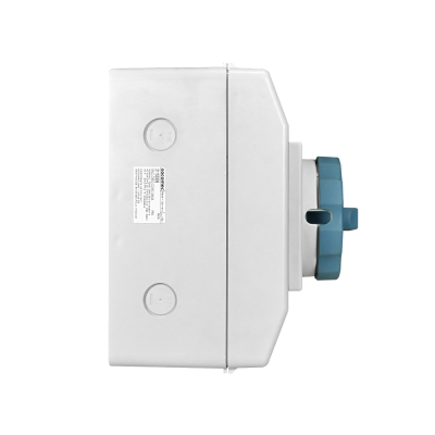 Socomec Load Break Switch COMO 3P 63A Enclosed Grey/Blue Handle | 21153306 | Socomec