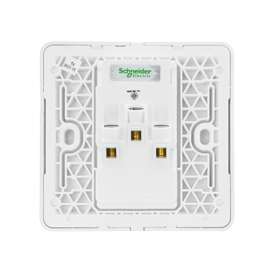 Schneider เต้ารับคู่มีกราวด์ มีม่านนิรภัย ปลั๊กไฟ Socket สีทอง รุ่น AvatarOn E รหัส E83426UES2_WG