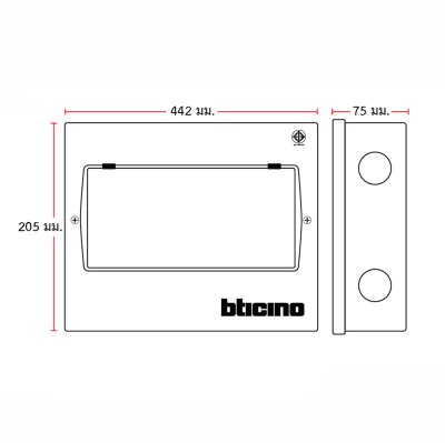 BTicino ชุดตู้คอนซูเมอร์ ยูนิต 1เฟส 2สาย 240โวลท์ (ปลั๊ก-อิน) 16ช่อง + เมนกันดูด RCBO 50A + เบรกเกอร์ลูกย่อย 16A/20A/32A