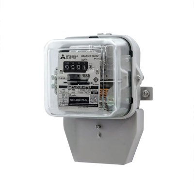 Mitsubishi มิเตอร์วัดไฟฟ้า (ชนิดจานหมุน) 1เฟส 2สาย 220-230V รุ่น MF-33E | MF-33E 15(45A) | Ucanbuys