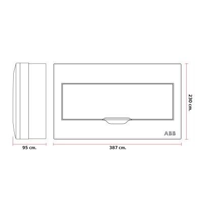 ABB ชุดตู้คอนซูมเมอร์ยูนิต 1เฟส 240V ขนาด16ช่อง เมนเบรกเกอร์ 63A พร้อมลูกย่อย 16A/20A/32A | Ucanbuys