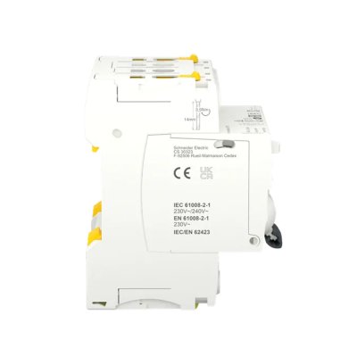 Schneider Electric A9Z51240 EV Charger 2โพล 40 แอมป์ Residual Current Circuit Breaker,Acti9 ilD 2P 40A 30mA Type B, RCCB