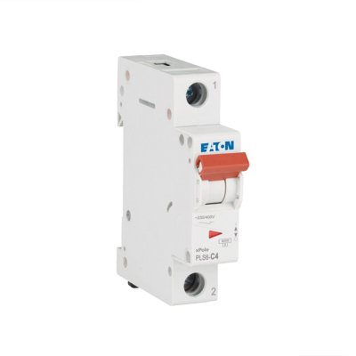EATON : ลูกย่อยเซอร์กิตเบรกเกอร์ขนาดเล็ก รุ่น 1 โพล 4 แอมป์ (MCB) 1P 4A 6kA รหัส PLS6-C4 สั่งซื้อได้ที่ร้าน Ucanbuys