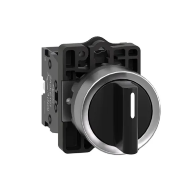 Schneider XA2ED53 สวิตซ์ซีเลคเตอร์ที่จับฐานมาตรฐาน 3ตำแหน่ง - เด้งกลับจากซ้ายและขวามากลาง 2NO แบบพลาสติก - ชไนเดอร์