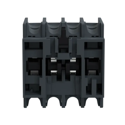 Schneider LADN22 Auxiliary contact block,TeSys D,2NO+2NC,front mounting,screw terminals ขยายช่องสัญญาณการทำงาน