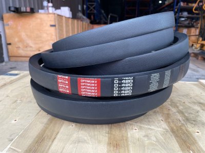 OPTI-M V-belt สายพานร่องD เบอร์  D100 - D420 สายพานเกษตร สายพานมอเตอร์ สายพานอุตสาหกรรม