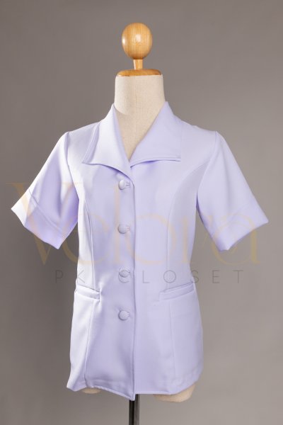 เสื้อพยาบาล  ปกปีกนก