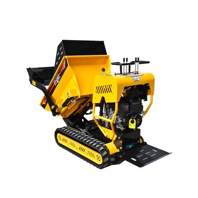 รถบรรทุกตีนตะขาบตักดั้ม-0.8T-ด้านหลัง1