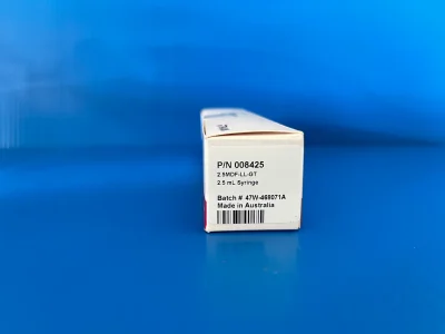 GasTight Syringe, 2.5ml,(2.5MDF-LL-GT), Luer lock,"SGE"