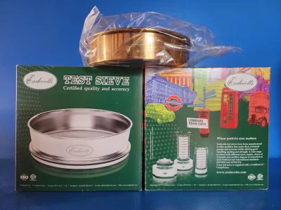 Test sieve and receiver "Edecotts"