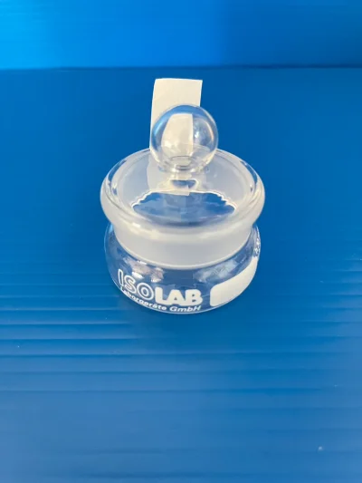 Weighing bottle size 30 ml., low form, "Isolab" (ขวดชั่งสาร)