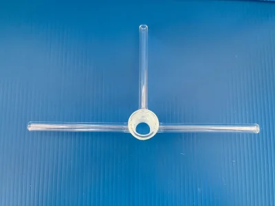 Stopcock, 3 ways, T-bore, solid ST21.5/10x110 mm