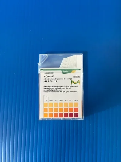 pH Paper, Strips 7.5-14, "Merck" (100pcs/Pack)