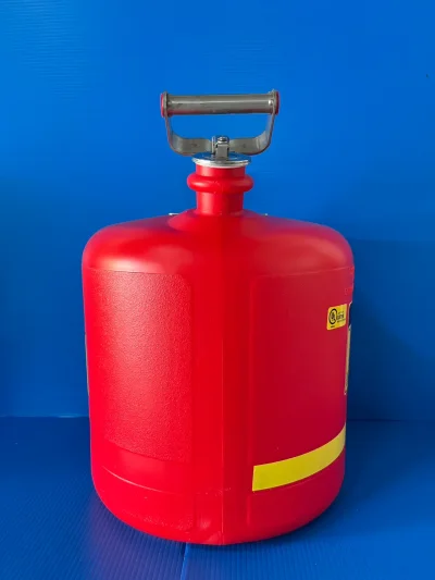 5 Gallon (19 Lit) Plastic Safety Can, Type I,"Justrite"