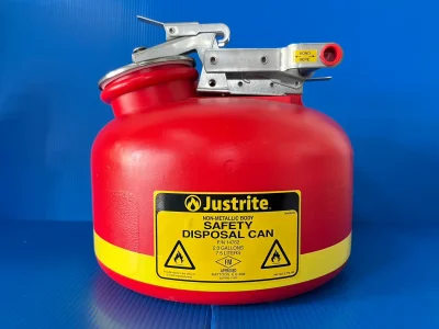 2 Gallon Disposal Can Stainless steel, "Justrite"