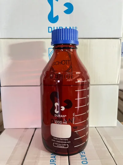 Laboratory Bottle amber,1000 ml