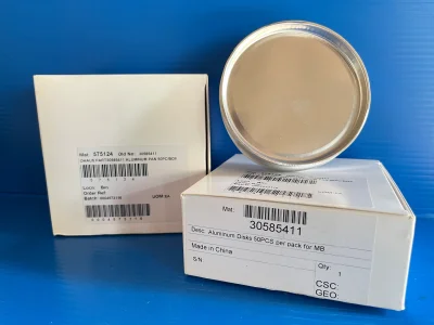 Aluminium Pans ID. 90X7mm 50/PK, "Ohaus"