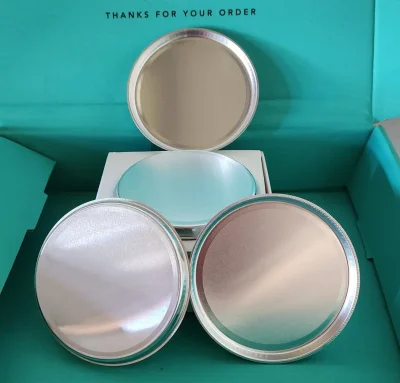 Aluminium Pans ID. 90X7mm 50/PK, "Ohaus"