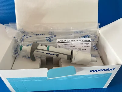 Auto pipette, Research Plus,1-10 ml, "Eppendorf"