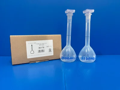 Volumetric flask, PMP, Class A,Size 100ml.