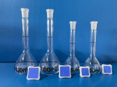 Volumetric flask, class A, (2/PK) , "Brand"