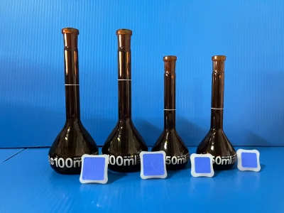 Volumetric flask Amber,class A,(2/PK),"Brand"