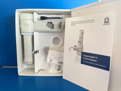 Dispensette S for HF,Analog DE-M 1-10 ml, "Brand"