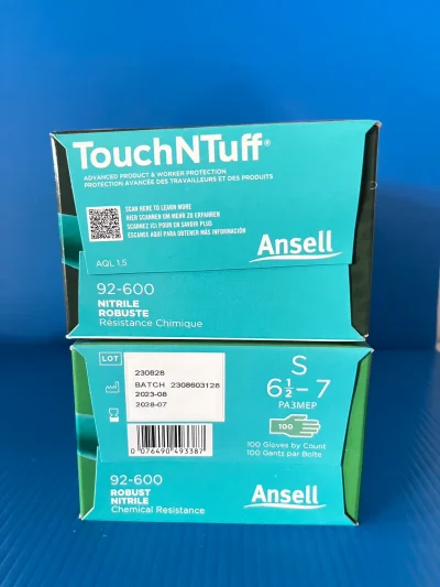Glove,Nitrile 92-600 (green color),size S,"Ansell"