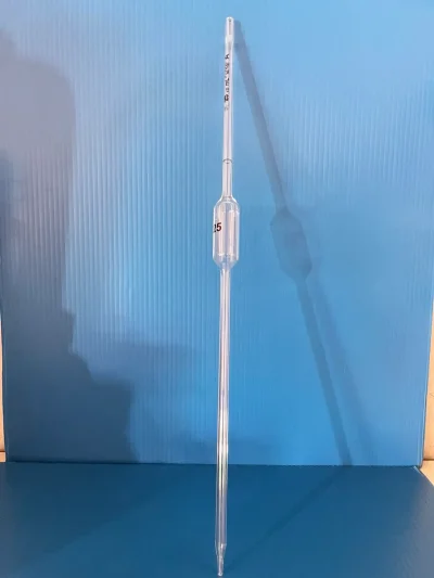 Volumetric pipette , Class A ,25 ml. "Pyrex"