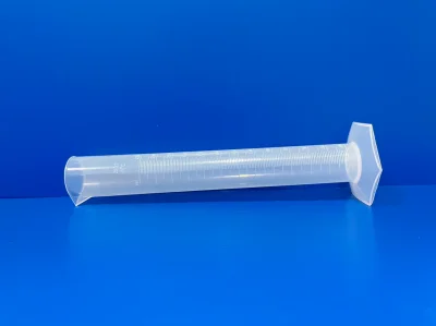 Cylinder plastic, "Polylab" (กระบอกตวงพลาสติก)