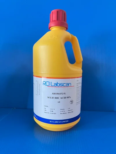 Sulfuric acid 50% ,PE Bottle, 2.5 L,"RCI-Labscan"