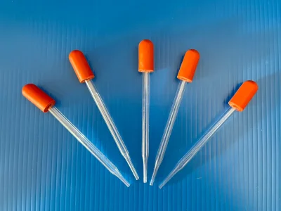 Dropper  Glass  Length 4 in., "Local" (หลอดหยด แก้ว)