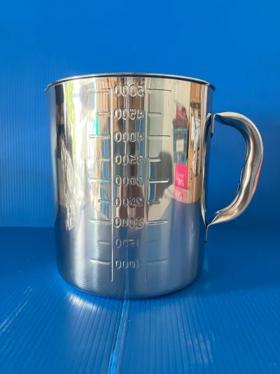Beaker, Stainless steel with handle, 5L, "Local"