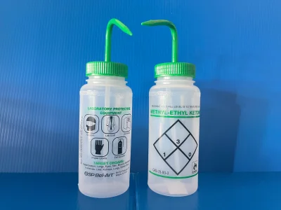 Wash bottle,Methyl Ethyl Ketone,500ml "Fisher scientific"