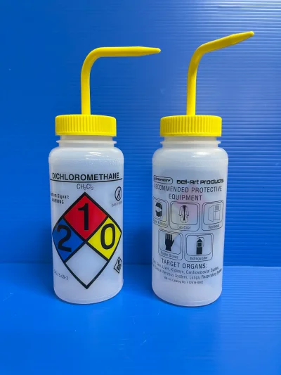 Wash bottle (Dichloromethane), 500 ml,