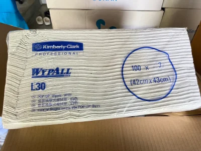 Wypall L-30, Pop-up wipers, White,"Kimberly-Clark"