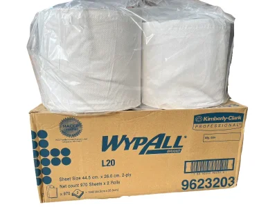 Embossed wipers L20 , White,