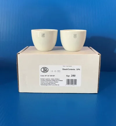 Crucible Porcelain Medium 80 ml D60xH48mm."JIPO"