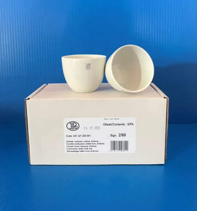 Crucible Porcelain Medium 80 ml D60xH48mm."JIPO"