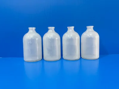 Vial 100 ml, Clear,Crimp neck, "China"