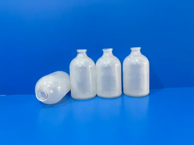 Vial 100 ml, Clear,Crimp neck, "China"