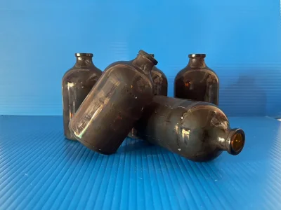 Vial 100 ml, Amber ,Crimp neck,(126EA/Pack),(ขวดวัคซีน)