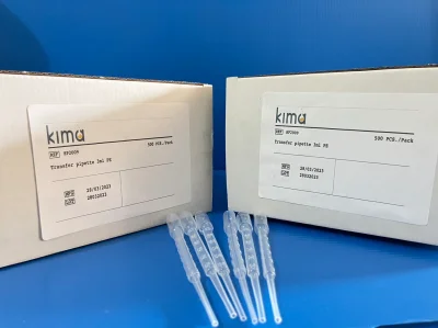 Dropper Plastic 3 ml, 500/Box, "KIMA"